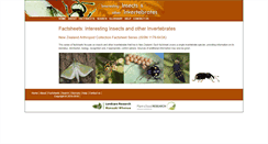 Desktop Screenshot of nzacfactsheets.landcareresearch.co.nz